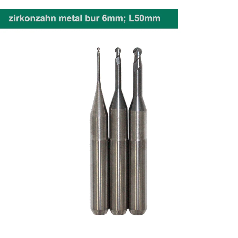 CAD/CAM Milling Bur TITAN (6 mm) for wet milling machine rough milling and precise milling