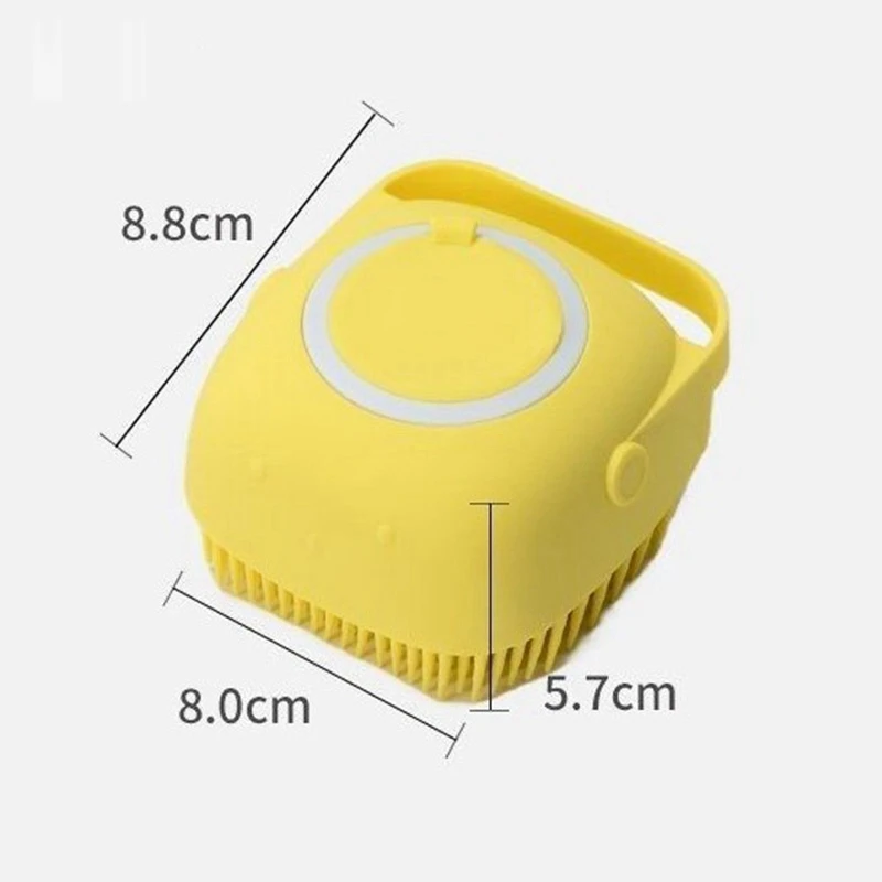 

Dog Silicone Rubber Pet Dispenser Brushes for Dog&CatsShower Grooming