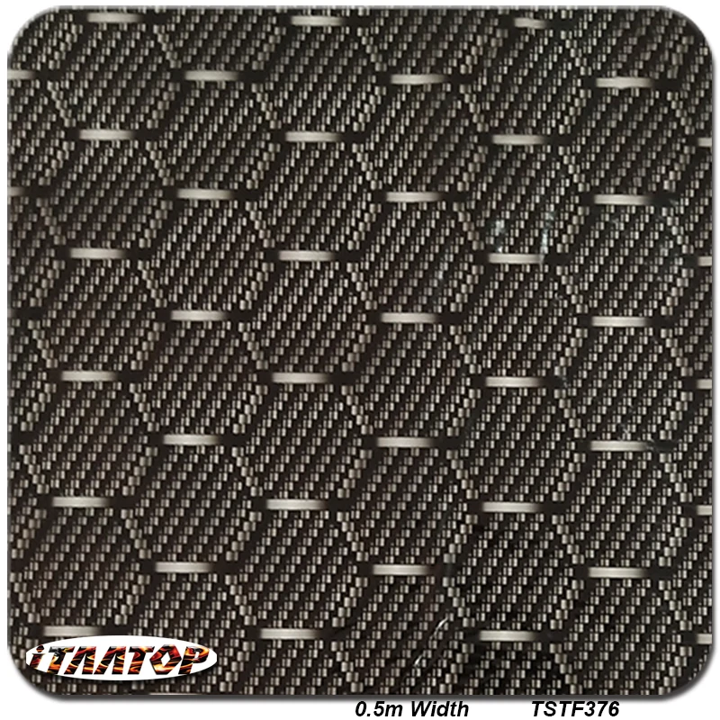 Популярная узорная гидрографическая пленка с узором из углеродного волокна 0 5 м