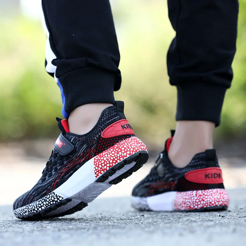 

Kids Fashion Sneakers for Boys Girls Mesh Tennis Shoes Breathable Sports Running Shoes Lightweight Children Casual Walking Shoes