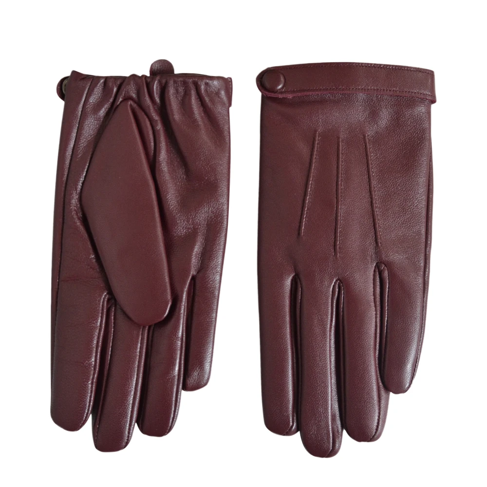Высококачественные женские короткие кожаные перчатки легкие теплые | Аксессуары