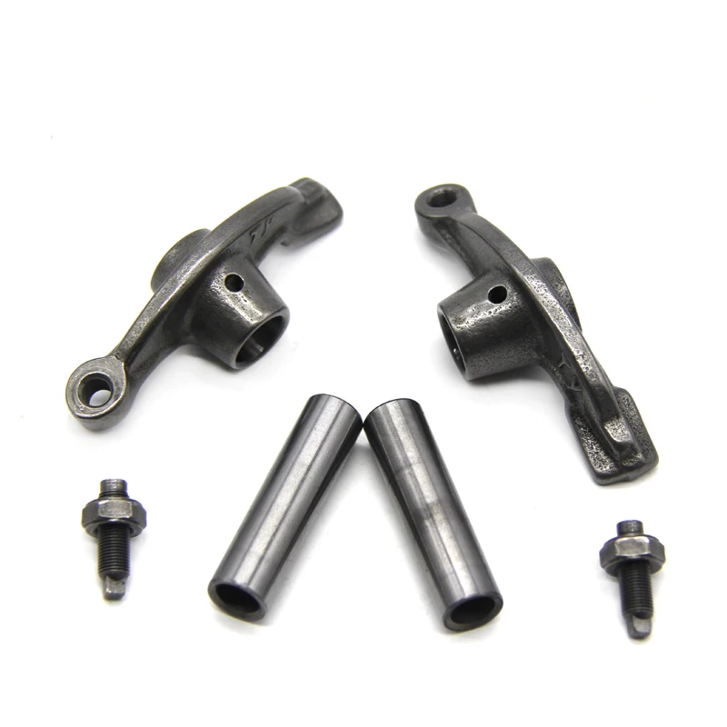 

Motorcycle Parts LIFAN 125 Pit Dirt Bike Camshaft Cam Valve Rocker Arm Kit With Adjusters For LF125 125cc Pit Bike