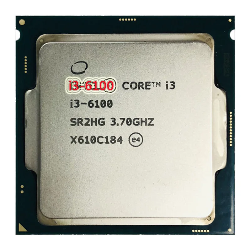 Оригинальный процессор для i3 6100T / 6100 7100 двухъядерный LGA1151 3M 51W десктопный |