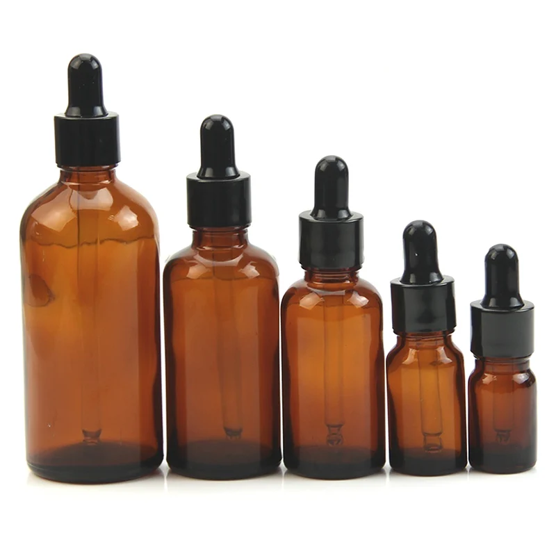 

5/10/15/20/30/50 Ml Amber Glas Vloeistof Reagens Pipet Fles Pipet Drop Aromatherapie Opslag Jar Flessen