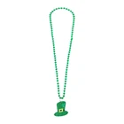 День Святого Патрика, ирландский костюм, серьги на удачу, ожерелье, шесть зеленых шапок, украшения для карнавала Вечерние