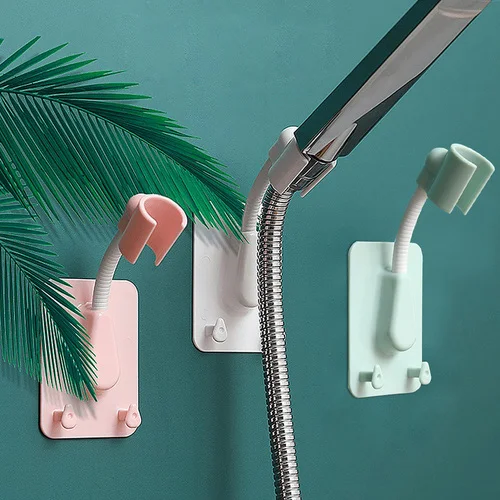 

Shower Head Holder 360 ° Adjustable Shower Bracket Self-adhesive Wall Mount Bracket Bathroom Accessories Suction Cup Shower Bar