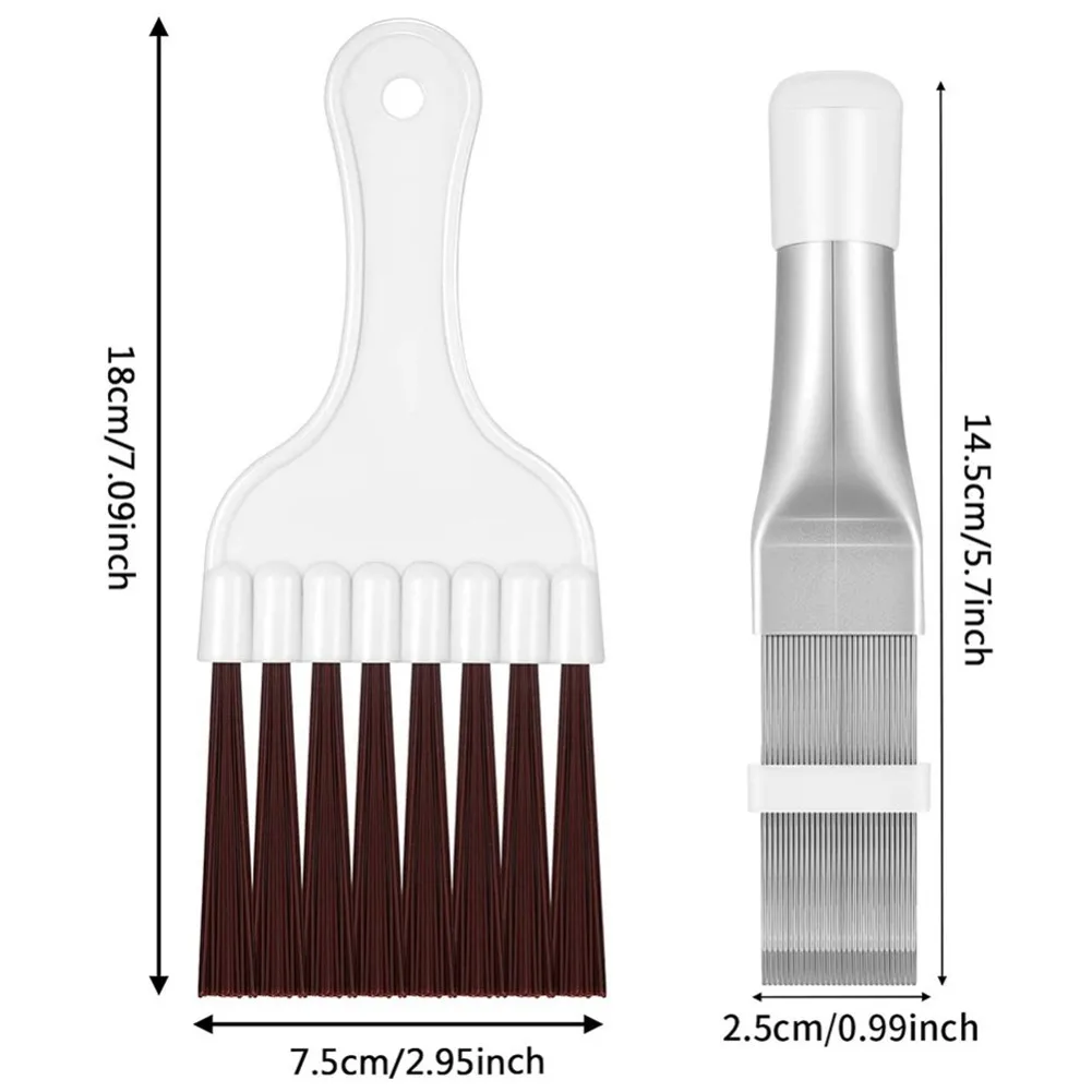 

3pcs Air Conditioner Fin Straightener Comb Cleaning Brush Radiator Repair Tool Radiator Tool Home Cleaning Tools New Fast Ship