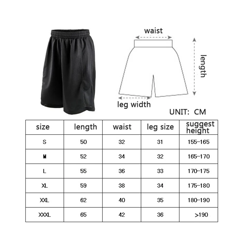 

Black Basketball Shorts Quick Dry Breathable Training Basket-ball Jersey Sport Running Shorts Men Sportswear