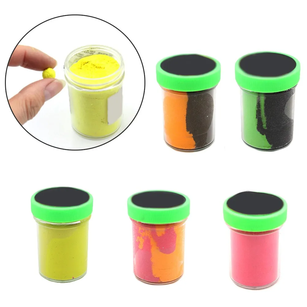 

1 Bottle 52g Trout Bait Dough Carp Fishing Baits Material Colorful Floating Shapes Lure Fish Tackle Pesca Iscas Tools 6.5x5cm