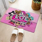 Ковер LOL Surprise, Нескользящие дверные коврики для кукол, домашние дверные коврики для спальни, коврик для ног с милым мультяшным рисунком, полоски, коврик для ванной комнаты, коврик Lol