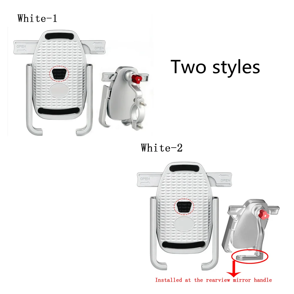 

Bicycle Motorcycle Phone Holder Aluminum Alloy Case Bike Phone Bag for IPhone Xs 11 Samsung S8 S9 Samsung Xiaomi Mobile Stand