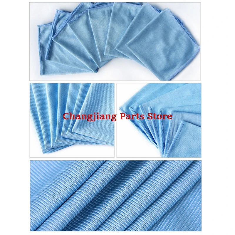 

1pcs Car Cleaning Microfiber Glass Towel Cloth Towels Wash Window Polishing Absorbent Windshield Cloth 30cmx30cm