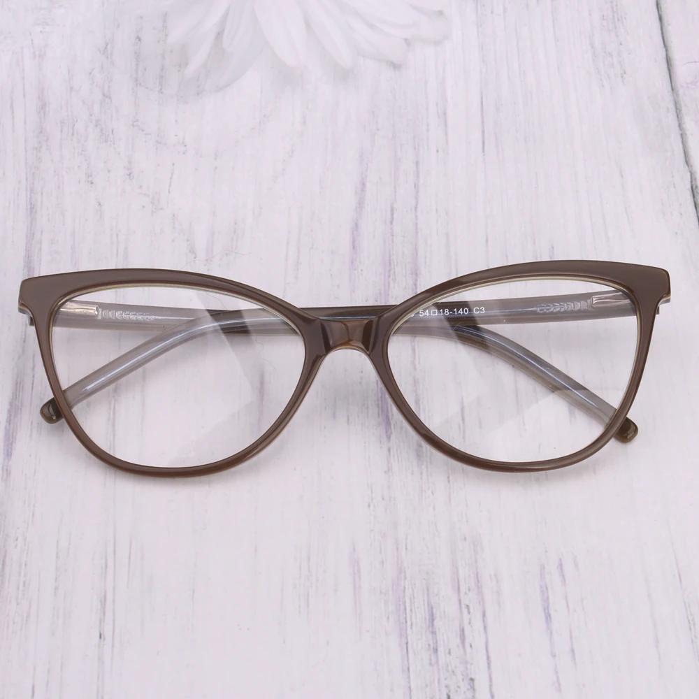 Оптовая продажа Женская оптическая оправа для компьютера голубого цвета