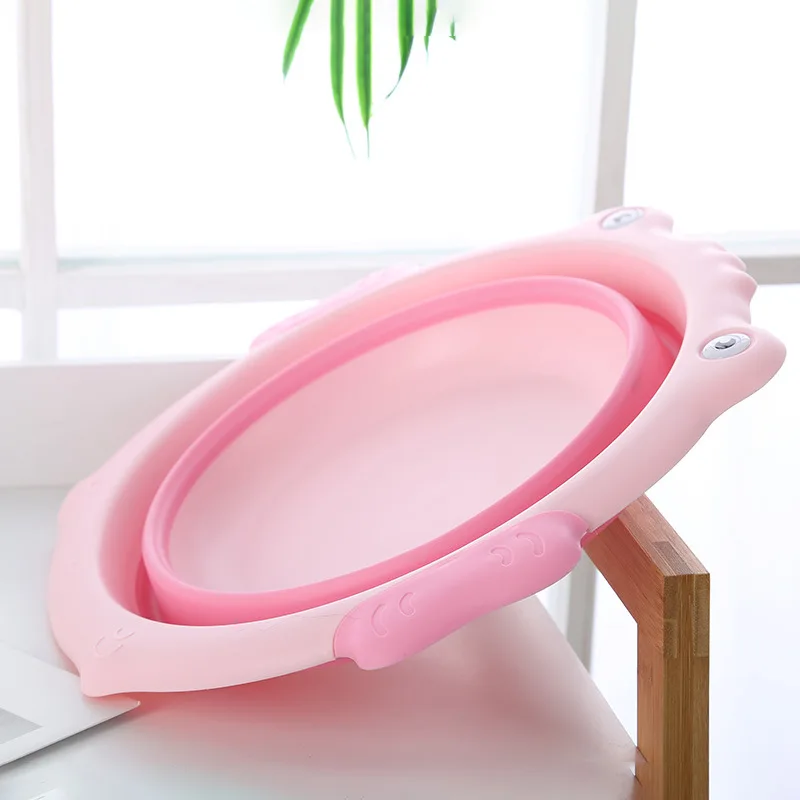 

Portable Travel Folding Basin Foldable Wash Plastic Basin Creative Household Baby Washbasin