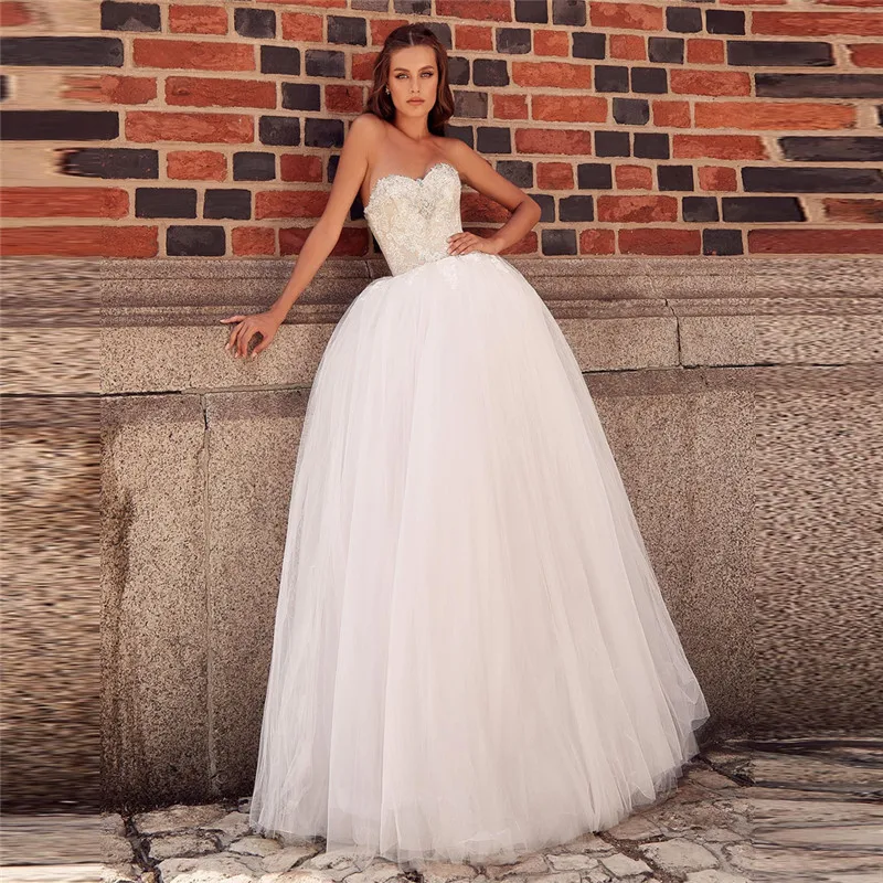 

Женское бальное платье с кружевной аппликацией, привлекательное бальное платье до пола из тюля, садовое платье принцессы на заказ, весна 2021