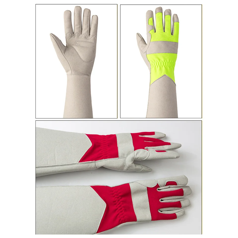 

Guantes de n de la de manga larga para soldar, para trabajadores de la soldadura, para