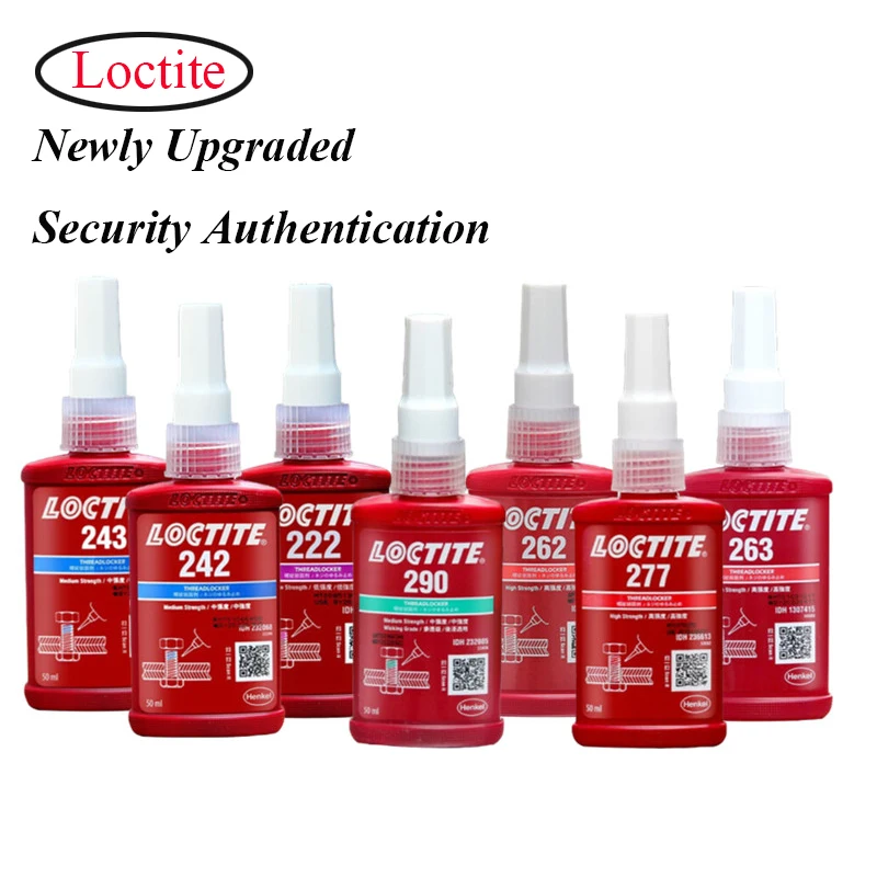 

Новый обновлённый Клей Loctite 242 Для Запечатывания проводов Антикоррозийная резьба анти-давление анаэробный винтовой клей 222 243 262 263 271