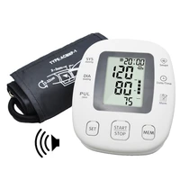 english voice smart bp digital upper arm blood pressure monitor cuff health care pulse measurement sphygmomanometer tonometer