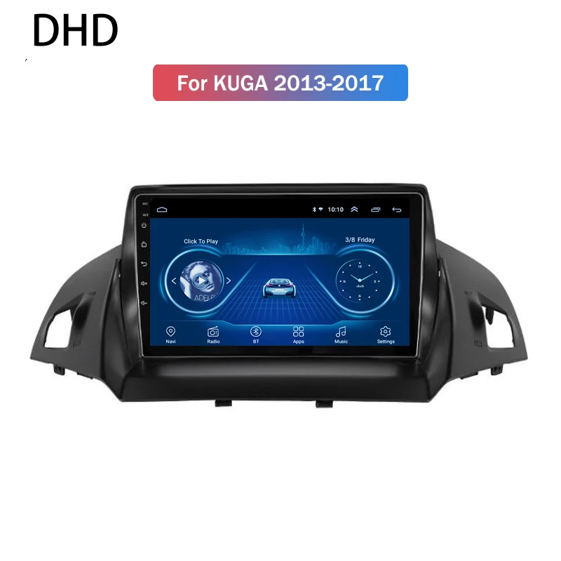 Автомагнитола с сенсорным экраном Android 9 1 GPS-навигация для Ford Kuga C-max Escape 2012 2013 2014
