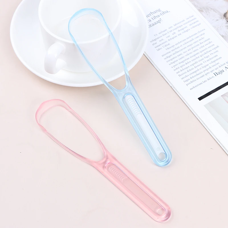 

1/2 шт гигиена полости рта язык скребок очиститель неприятного запаха изо рта Новинка; Лидер продаж от скребок кистей и le, гигиена полости рта...