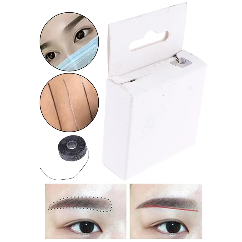 

Pre-Inked Brow Mapping Strings Pigment String Brow Mapping Thread For Eyebrow Permanent Makeup For Microblading Accessories