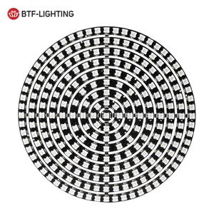 Кольцо светодиодное WS2812B с 37 до 241 пикселей, модули SK6812 5050 со встроенным RGB адресуемым светодиодный кольцом Arduino, 5 в постоянного тока