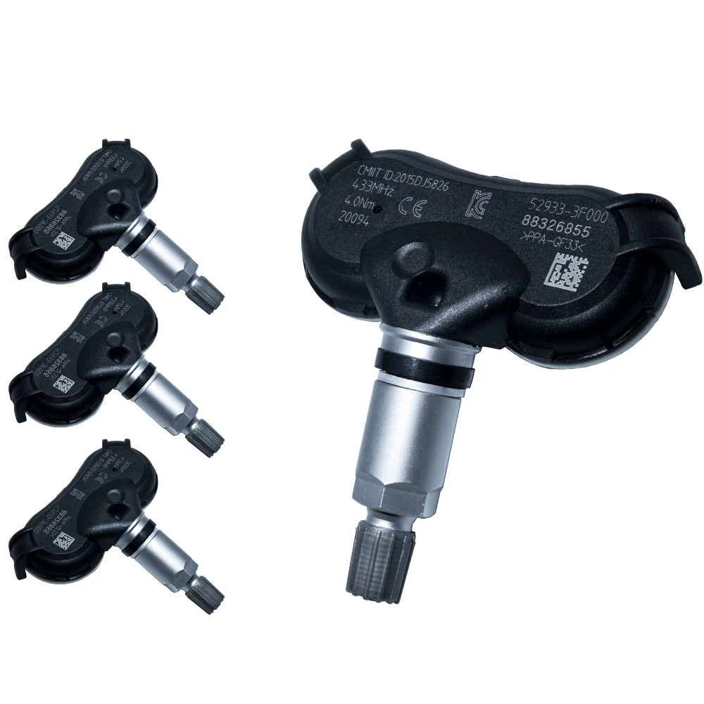 

4x TPMS 52933-2F000 давление в шинах 433 МГц для HYUNDAI ACCENT для KIA RIO 2006 2007 2008 2009 2010 2011