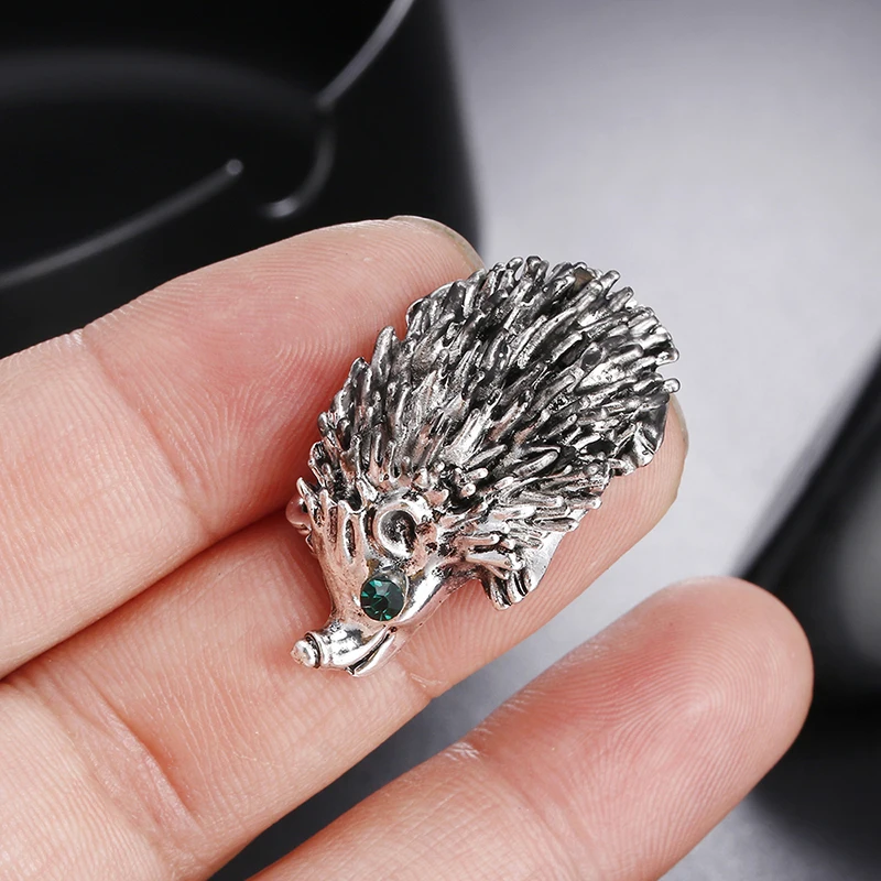 1 x милый Ежик животное воротник брошь булавка Свадебный букет женщин ювелирные