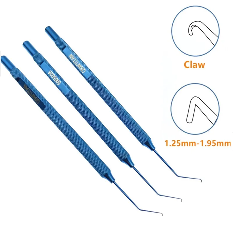 Титановые офтальмологические хирургические инструменты Phaco Chopper hook | Красота и