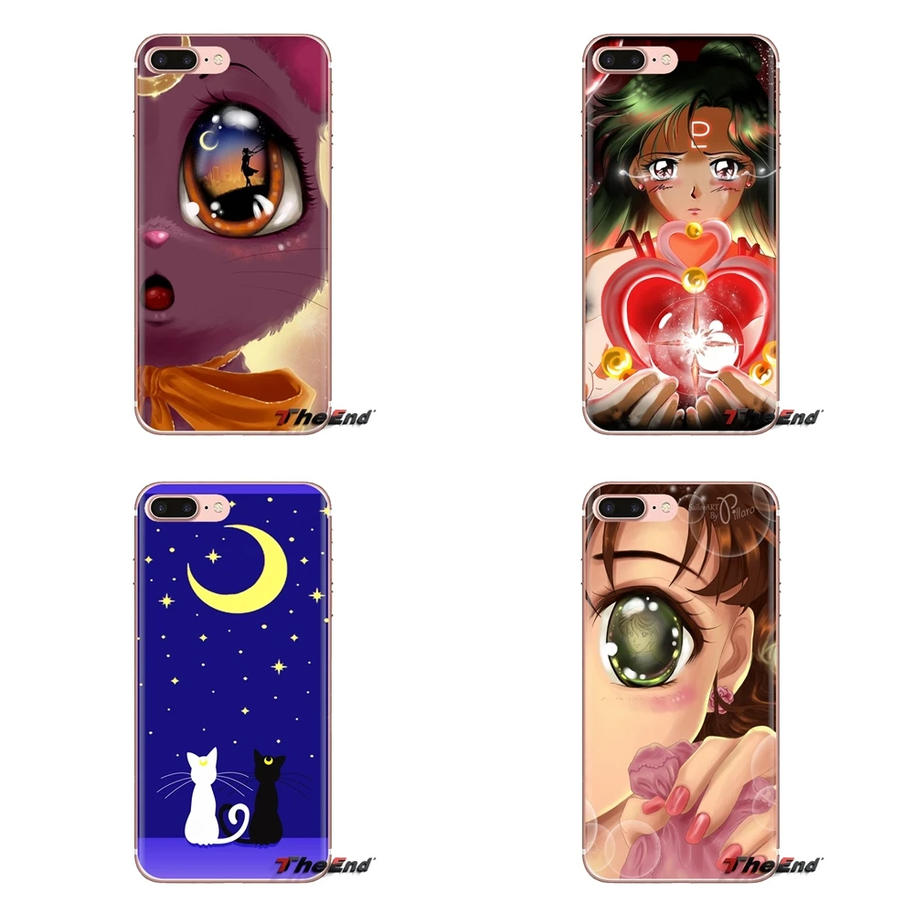 For Oneplus 3T 5T 6T Nokia 2 3 5 6 8 9 230 3310 2.1 3.1 5.1 7 Plus 2017 2018 Silicone Phone Cover Bag anime sailor moon lune cat |