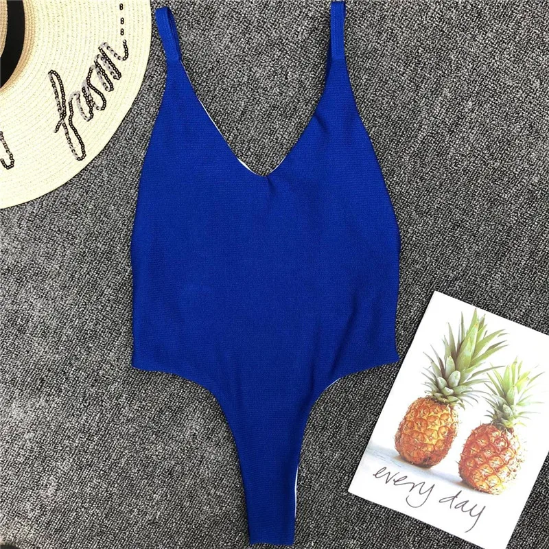 Цельный купальник 2018 сексуальный бикини женский пуш ап Бразильский Зеленый