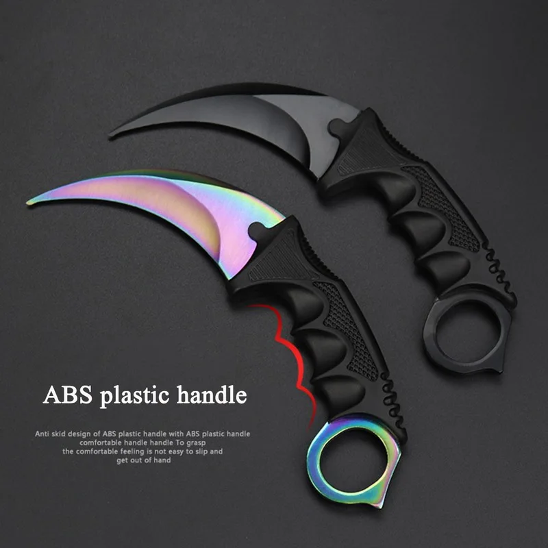 GO нож-бабочка керамбит складной нож тренировочный лезвие подарок балисонг