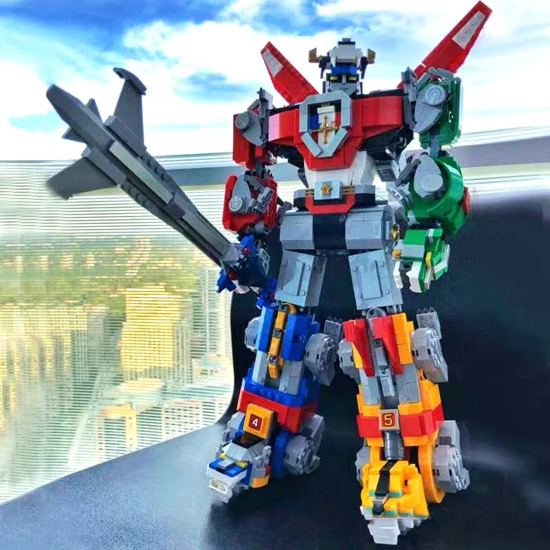 2020 новый король зверей с подставкой идеи серии Voltron Defender of The Universe строительные
