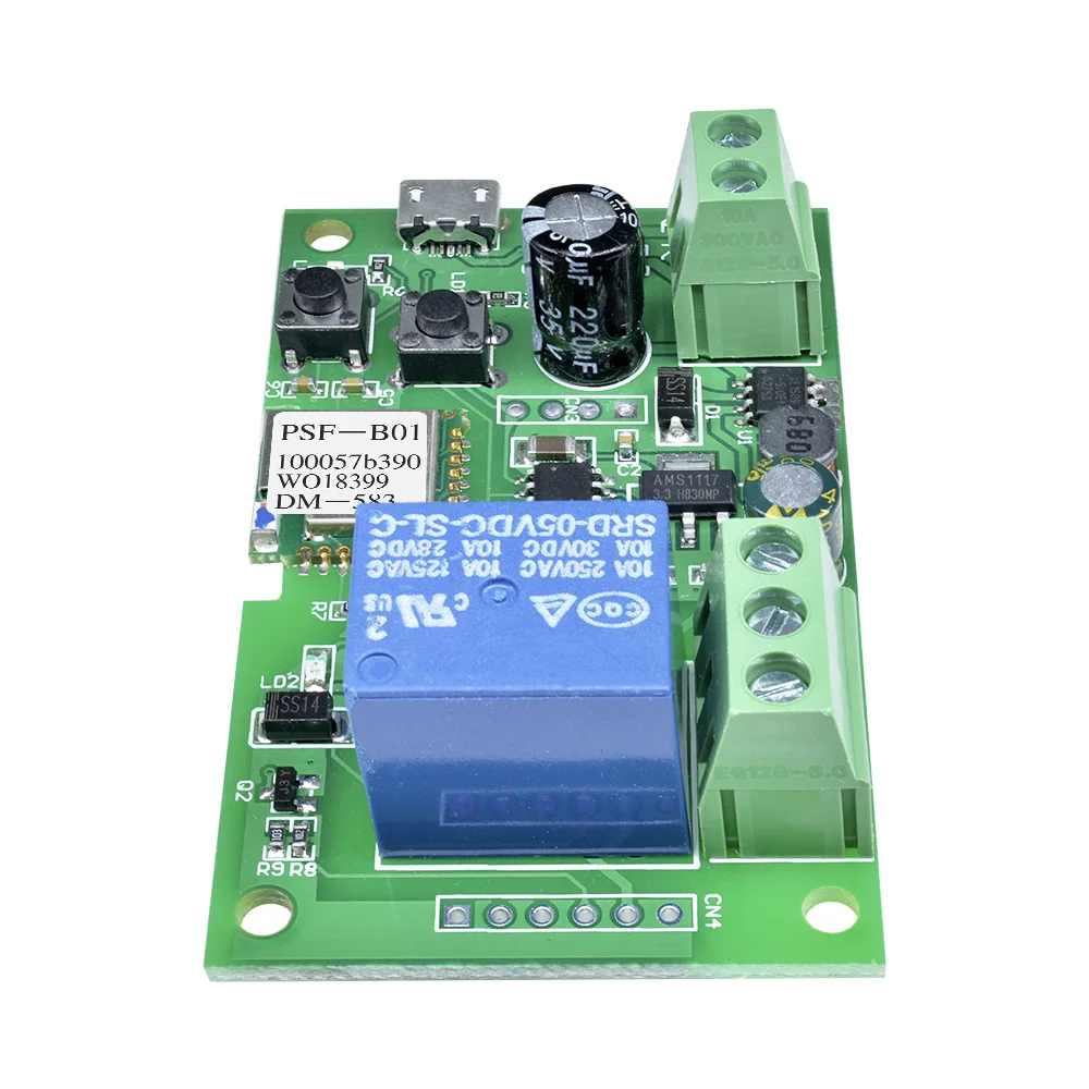 New DC 5V 7-32V YiWelink APP USB 1 way WiFi remote control relay switch module + support 433MHZ | Обустройство дома