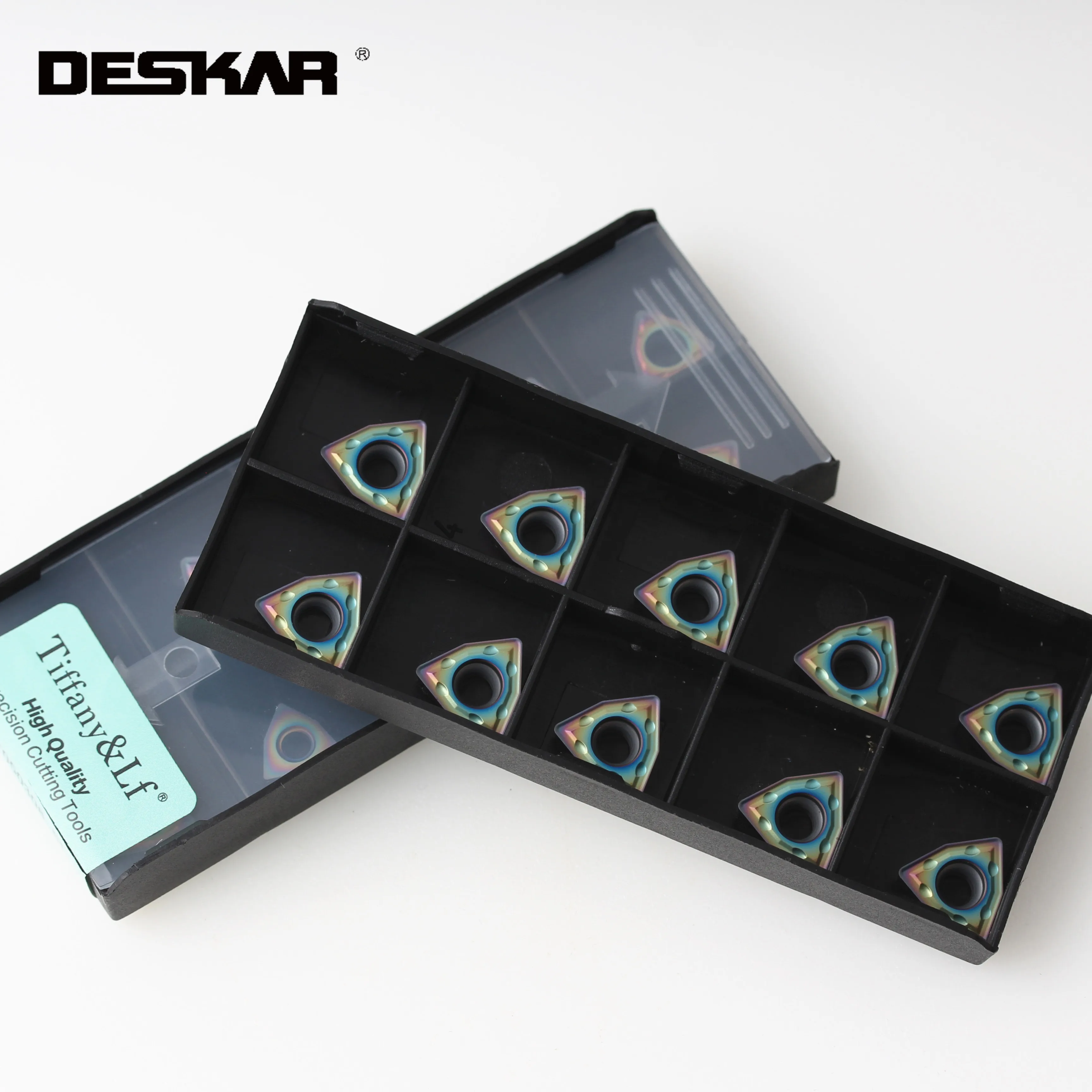 DESKAR WCMX030208 WCMX040208 WCMT050308-SF WCMT06T308 WCMT080412-SF TF618 лезвия для токарного станка с ЧПУ из