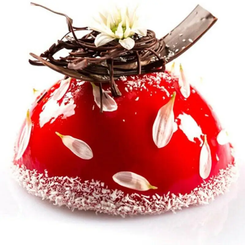 

Homeware 6/15 Even Cake Molds Large Domed Shaped Cake Mold DIY Silicone Hemispherical Chocolate Cake Mould Jelly Pudding Mold