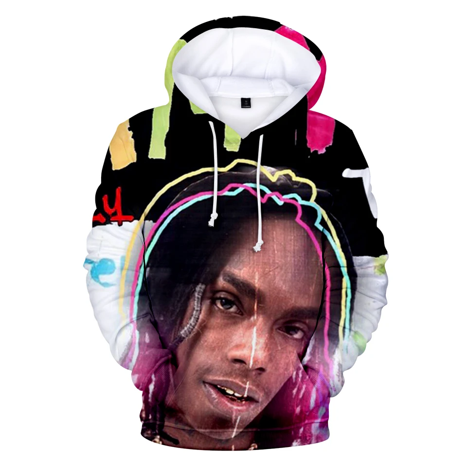 

YNW Melly 3D Print Hoodies Fall Winter Men/women 2019 New Arrival Casual Fashion Hip Hop Hoodie YNW Melly Men's Pullover Coats