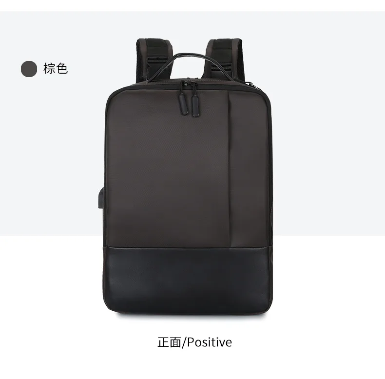 Litthing модная мужская школьная сумка для ноутбука Мягкая с usb-портом для зарядки молния водонепроницаемый Противоугонный Повседневный Рюкзак