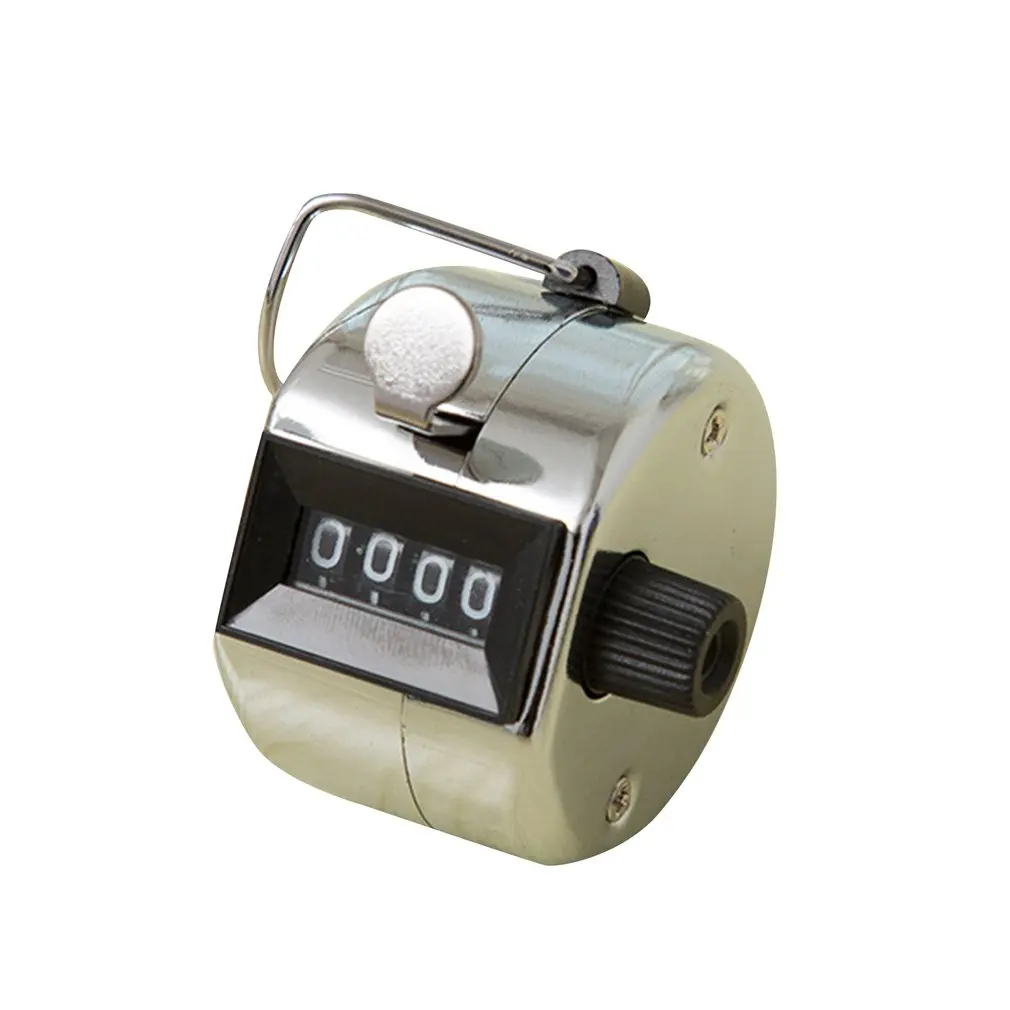 4-значный металлический счетчик ручные счетчики 4 упаковки механический Lap Tracker