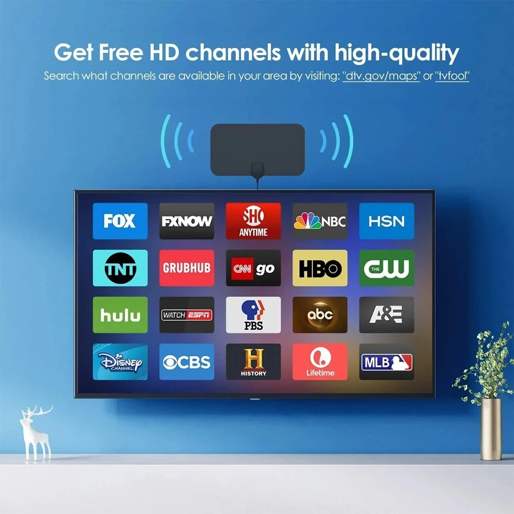 Антенна для ТВ HD цифровая USB 720P/1080P|Телевизионные антенны| |