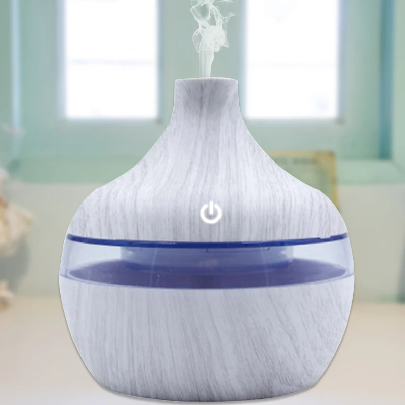 Деревянный диффузор эфирного Масла Портативный домашнего офиса ультразвуковой