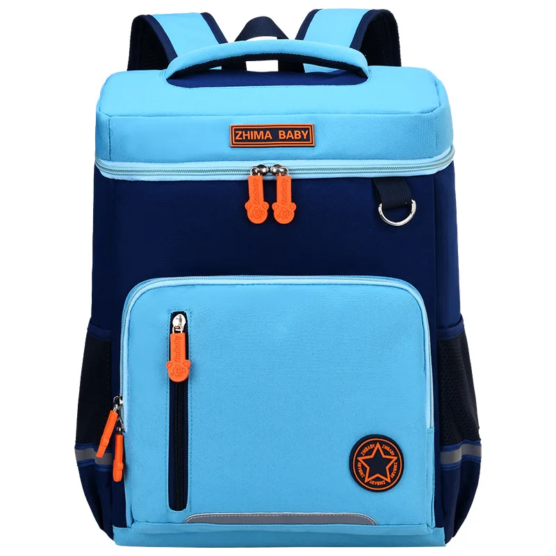 Рюкзак ортопедический для подростков, в британском стиле, для начальной школы, водонепроницаемый, школьный
