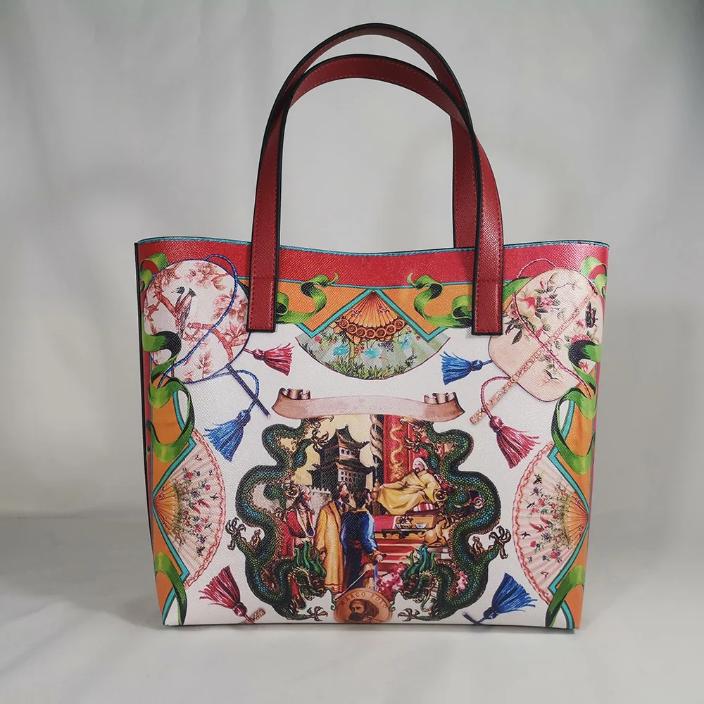 Женская вместительная сумка тоут в стиле ретро 2020|Сумки с ручками| |