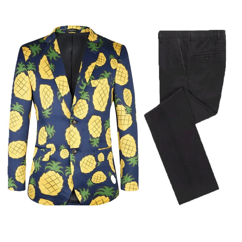 Custom Made Tuxedos Mens Suits For Wedding Business Suit Best Man Wear Peaky Blinders Two Piece Printed Suit(Jacket+Pants) | Свадьбы и