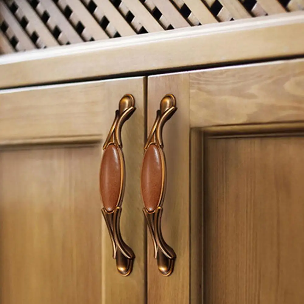 Европейский гардероб ручка для выдвижного ящика дверной ручки с одним