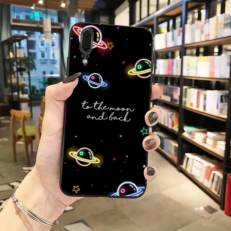 

Cartoon space Magic Starry Sky universe Phone Case For Huawei honor Mate P 10 20 30 40 i 9 8 pro x Lite smart 2019 nova 5t