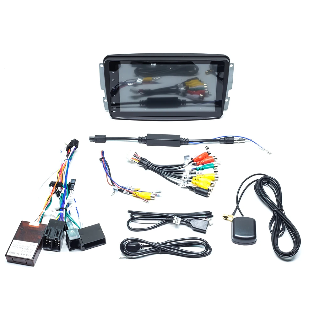 1din Android 10 автомобильный радиоплеер для Mercedes Benz CLK W209 W463 W208 мультимедийный