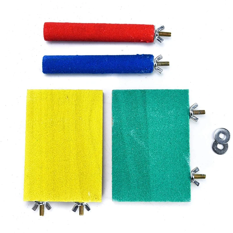 4 шт жердочка для птицы подставка Игрушка Дерево попугай окунь платформа