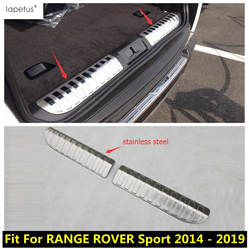 Аксессуары для RANGE ROVER Sport 2014-2019 внутренняя Защитная Накладка на порог заднего