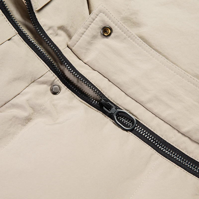 Длинная парка с меховым воротником Мужская винтажная куртка мужская Chaqueta Hombre